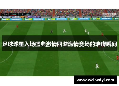 足球球星入场盛典激情四溢燃情赛场的璀璨瞬间